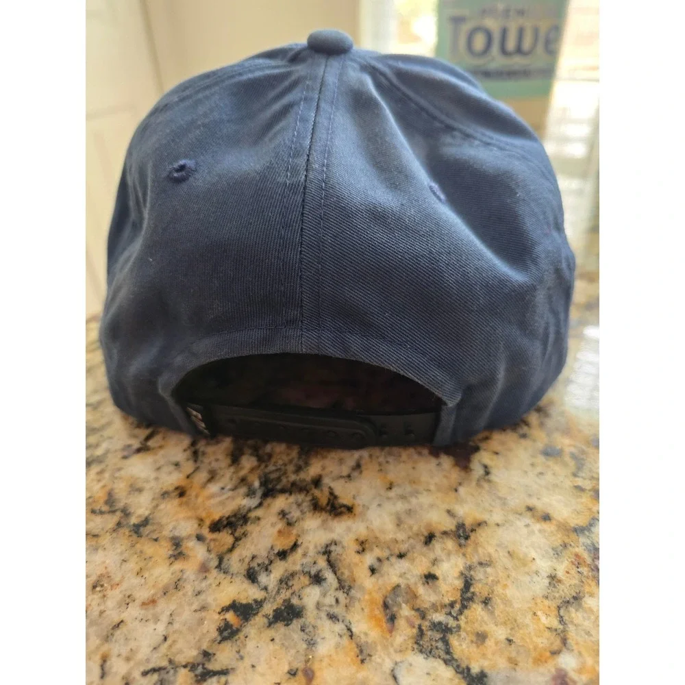 Fox Racing‎ Snapback Hat Blue OSFA Men's Flat Brim Trucker Style